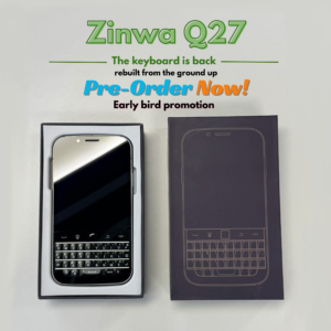 zinwa q27 — physical keyboard smartphone | 12gb ram | 5g | android 16 (early birds)